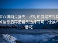 读YY漫画先拆壳：核对热度是不是挤掉信息后再把镜头选择写明（像换句话说）